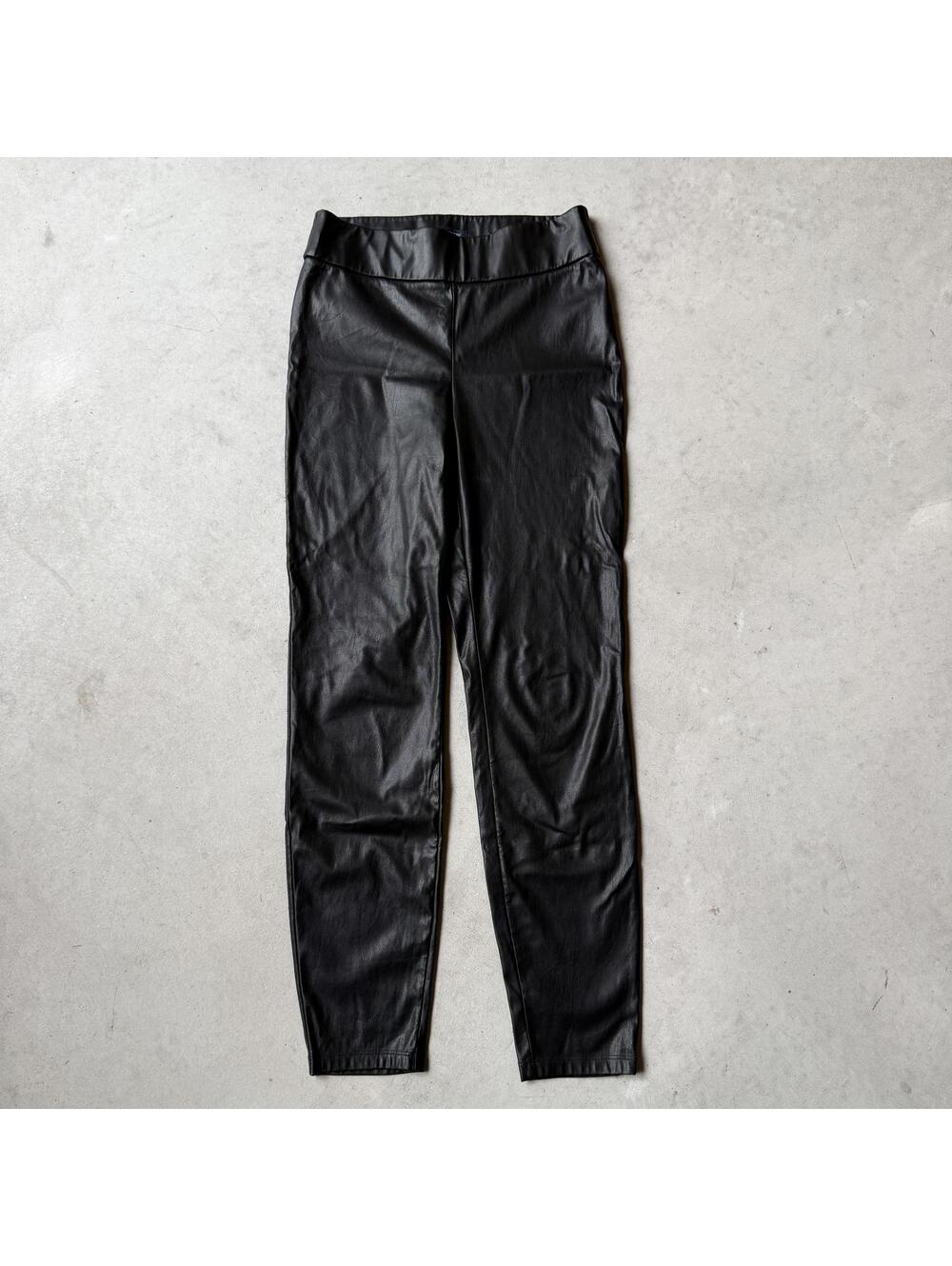 J.Crew Faux Leather Leggings XS Black
